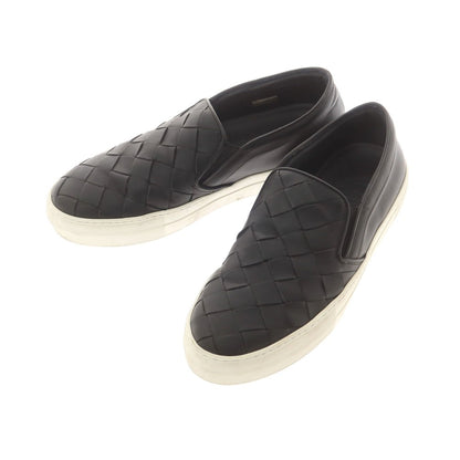 【中古】ペリーコ サニー PELLICO SUNNY レザー スリッポンスニーカー ブラック【 44 】【 状態ランクB 】【 メンズ 】