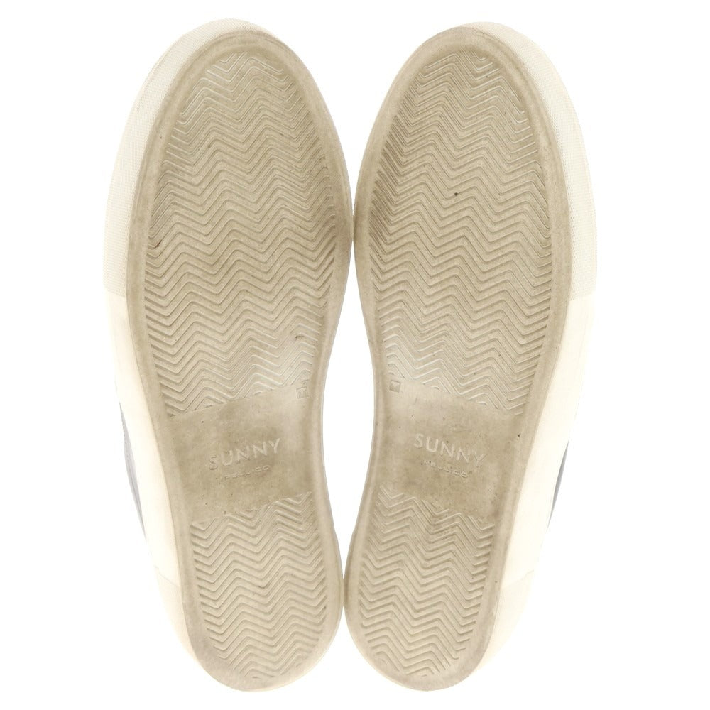 【中古】ペリーコ サニー PELLICO SUNNY レザー スリッポンスニーカー ブラック【 44 】【 状態ランクB 】【 メンズ 】