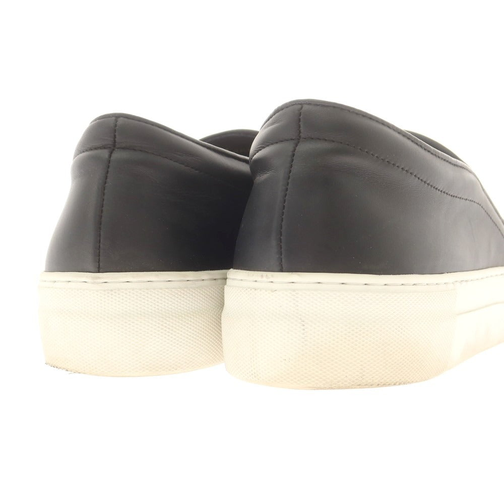 【中古】ペリーコ サニー PELLICO SUNNY レザー スリッポンスニーカー ブラック【 44 】【 状態ランクB 】【 メンズ 】