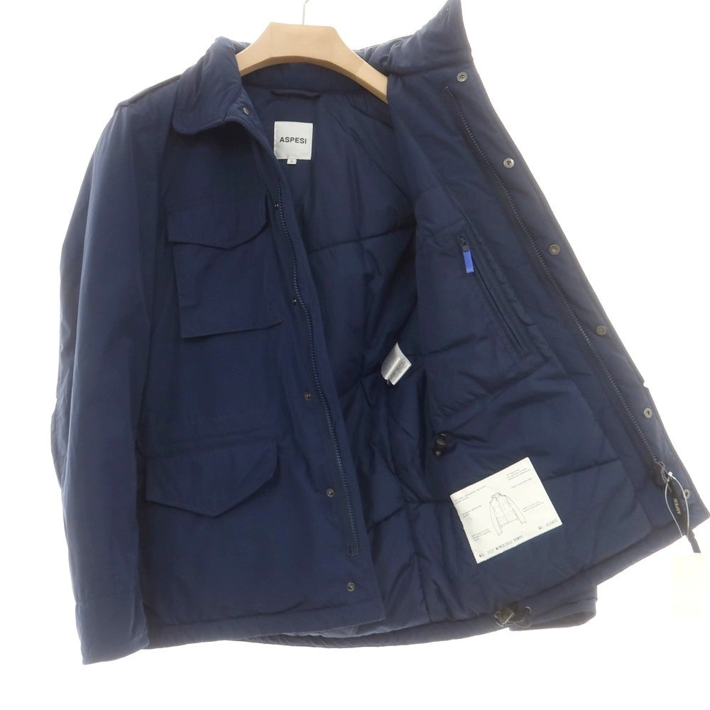 【中古】アスペジ ASPESI ナイロン M-65型 中綿 フィールドジャケット ライトネイビー【 S 】【 状態ランクB 】【 メンズ 】