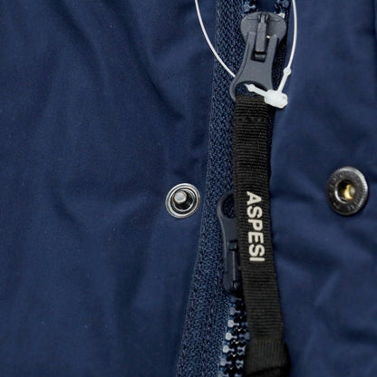 【中古】アスペジ ASPESI ナイロン M-65型 中綿 フィールドジャケット ライトネイビー【 S 】【 状態ランクB 】【 メンズ 】