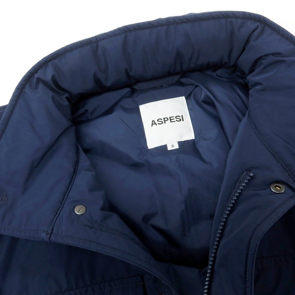 【中古】アスペジ ASPESI ナイロン M-65型 中綿 フィールドジャケット ライトネイビー【 S 】【 状態ランクB 】【 メンズ 】