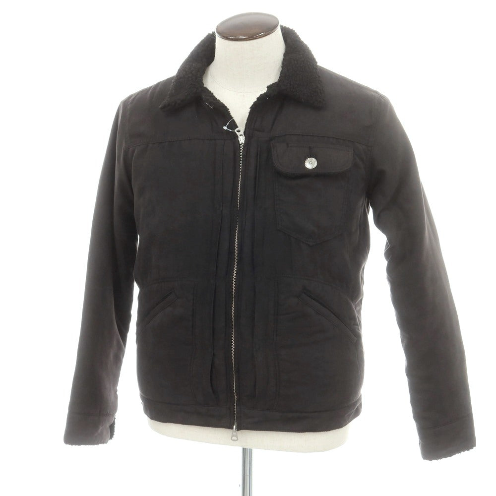 【中古】ラングラー Wrangler ×ナノユニバース ダブルジップ ボアジャケット ブラック系【 L 】【 状態ランクB 】【 メンズ 】