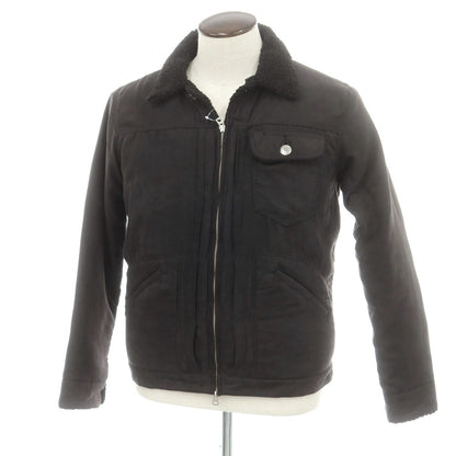 【中古】ラングラー Wrangler ×ナノユニバース ダブルジップ ボアジャケット ブラック系【 L 】【 状態ランクB 】【 メンズ 】