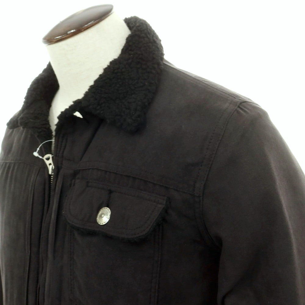 【中古】ラングラー Wrangler ×ナノユニバース ダブルジップ ボアジャケット ブラック系【 L 】【 状態ランクB 】【 メンズ 】