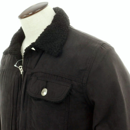 【中古】ラングラー Wrangler ×ナノユニバース ダブルジップ ボアジャケット ブラック系【 L 】【 状態ランクB 】【 メンズ 】
