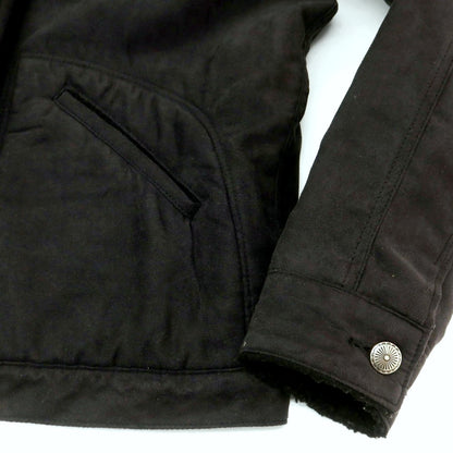 【中古】ラングラー Wrangler ×ナノユニバース ダブルジップ ボアジャケット ブラック系【 L 】【 状態ランクB 】【 メンズ 】