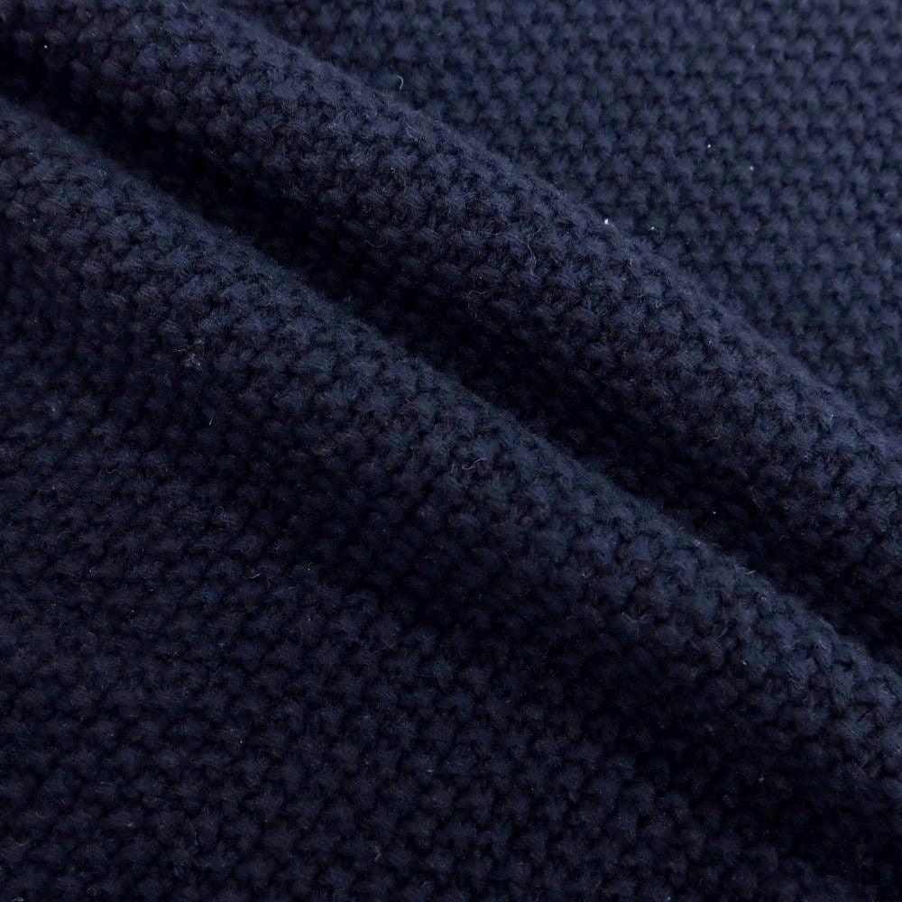 【中古】バフィー BAFY ウール タートルネック プルオーバーニット ネイビー【 50 】【 状態ランクC 】【 メンズ 】