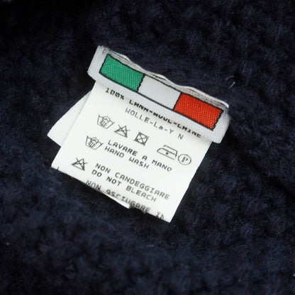 【中古】バフィー BAFY ウール タートルネック プルオーバーニット ネイビー【 50 】【 状態ランクC 】【 メンズ 】