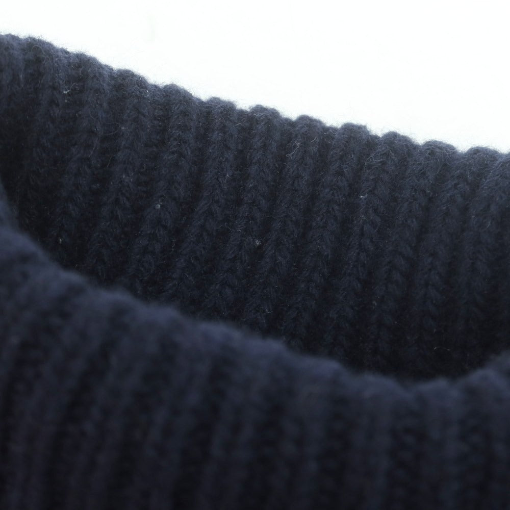 【中古】バフィー BAFY ウール タートルネック プルオーバーニット ネイビー【 50 】【 状態ランクC 】【 メンズ 】