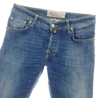 【中古】ヤコブコーエン JACOB COHEN PW622 ストレッチ コットン ジーンズ デニムパンツ ブルー【 34 】【 状態ランクC 】【 メンズ 】