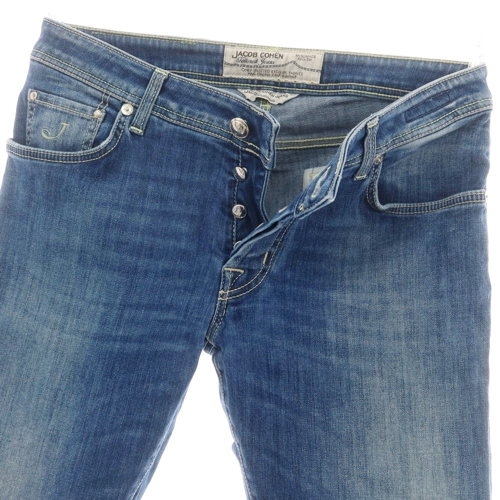 【中古】ヤコブコーエン JACOB COHEN PW622 ストレッチ コットン ジーンズ デニムパンツ ブルー【 34 】【 状態ランクC 】【 メンズ 】