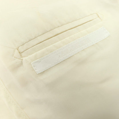 【中古】タリアトーレ TAGLIATORE リネン ダブル6B テーラードジャケット アイボリー【 44 】【 状態ランクD 】【 メンズ 】