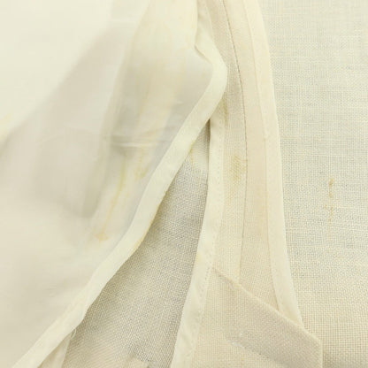 【中古】タリアトーレ TAGLIATORE リネン ダブル6B テーラードジャケット アイボリー【 44 】【 状態ランクD 】【 メンズ 】