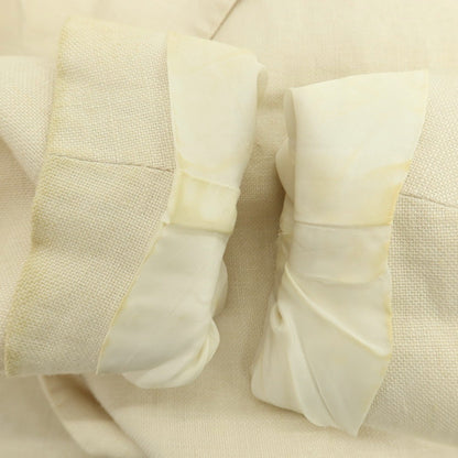 【中古】タリアトーレ TAGLIATORE リネン ダブル6B テーラードジャケット アイボリー【 44 】【 状態ランクD 】【 メンズ 】