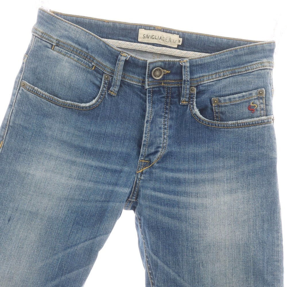 【中古】シビリア SIVIGLIA ストレッチ コットン ジーンズ デニムパンツ ブルー【サイズ29】【 状態ランクC 】【 メンズ 】 [CPD]