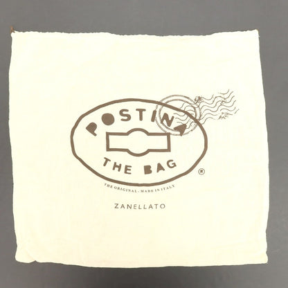 【中古】ザネラート ZANELLATO ポスティーナ ショルダーバッグ ネイビー【 状態ランクB 】【 メンズ 】