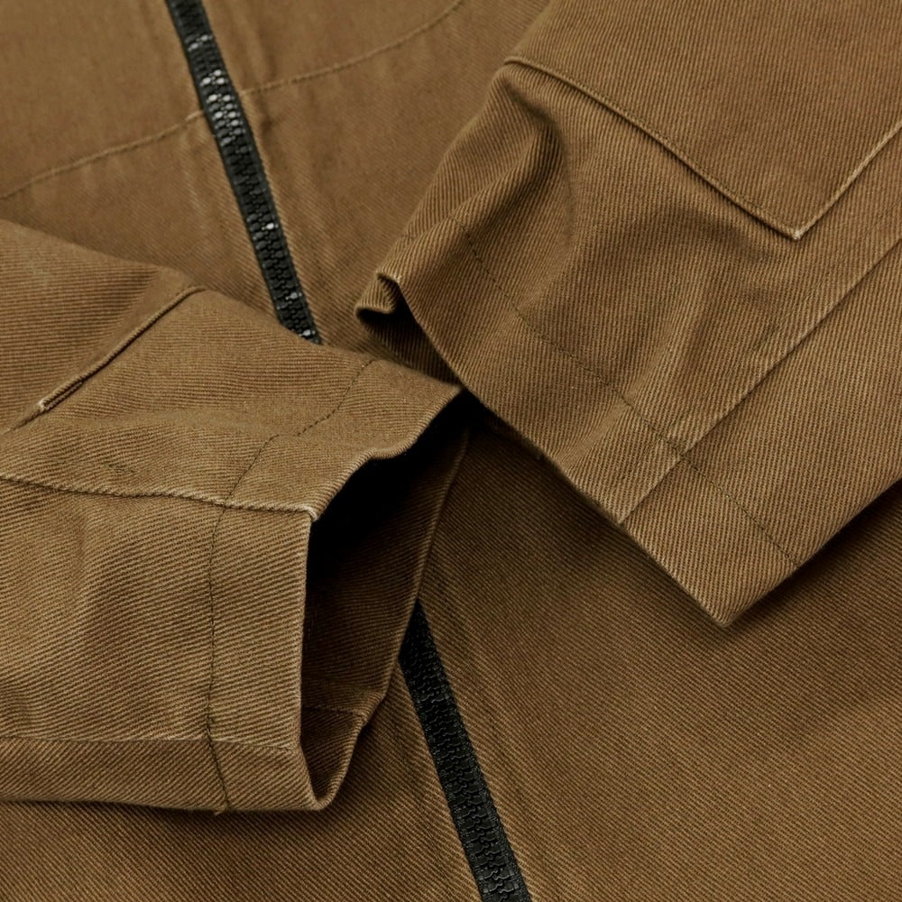 【中古】アーペーセー A.P.C. コットンポリエステル 中綿ブルゾン ブラウン【 M 】【 状態ランクC 】【 メンズ 】