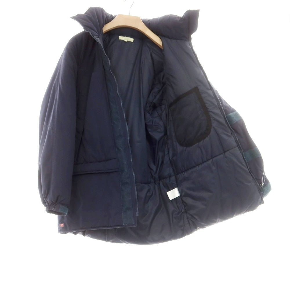 【中古】ディセンダント DESCENDANT ポリエステルコットン 中綿ブルゾン ネイビー【サイズ3】【 状態ランクB 】【 メンズ 】 [DPD]