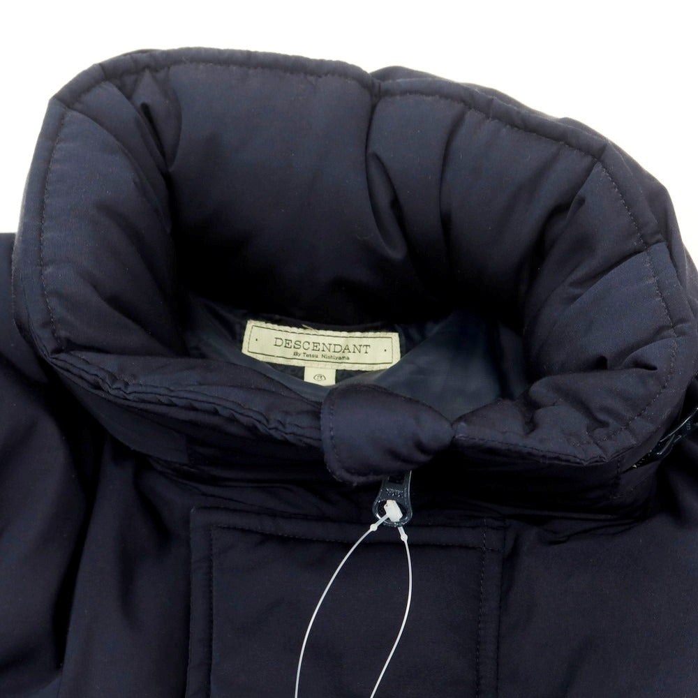 【中古】ディセンダント DESCENDANT ポリエステルコットン 中綿ブルゾン ネイビー【 3 】【 状態ランクB 】【 メンズ 】