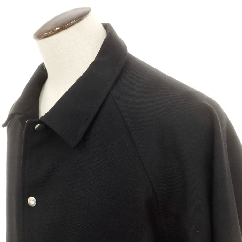【中古】ソフネット SOPHNET. 2025年春夏 ウール コーチジャケット ブラック【 XL 】【 状態ランクB 】【 メンズ 】