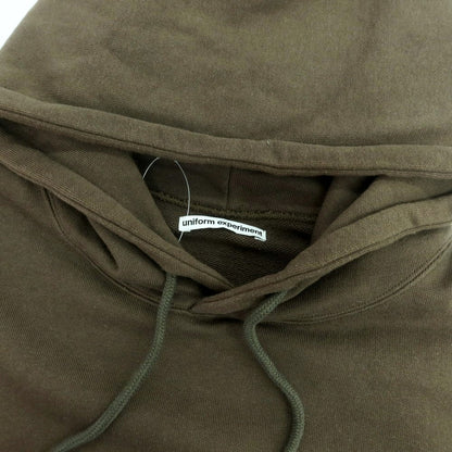 【中古】ユニフォームエクスペリメント uniform experiment コットン プルオーバー パーカー ダークカーキ【 4 】【 状態ランクB 】【 メンズ 】