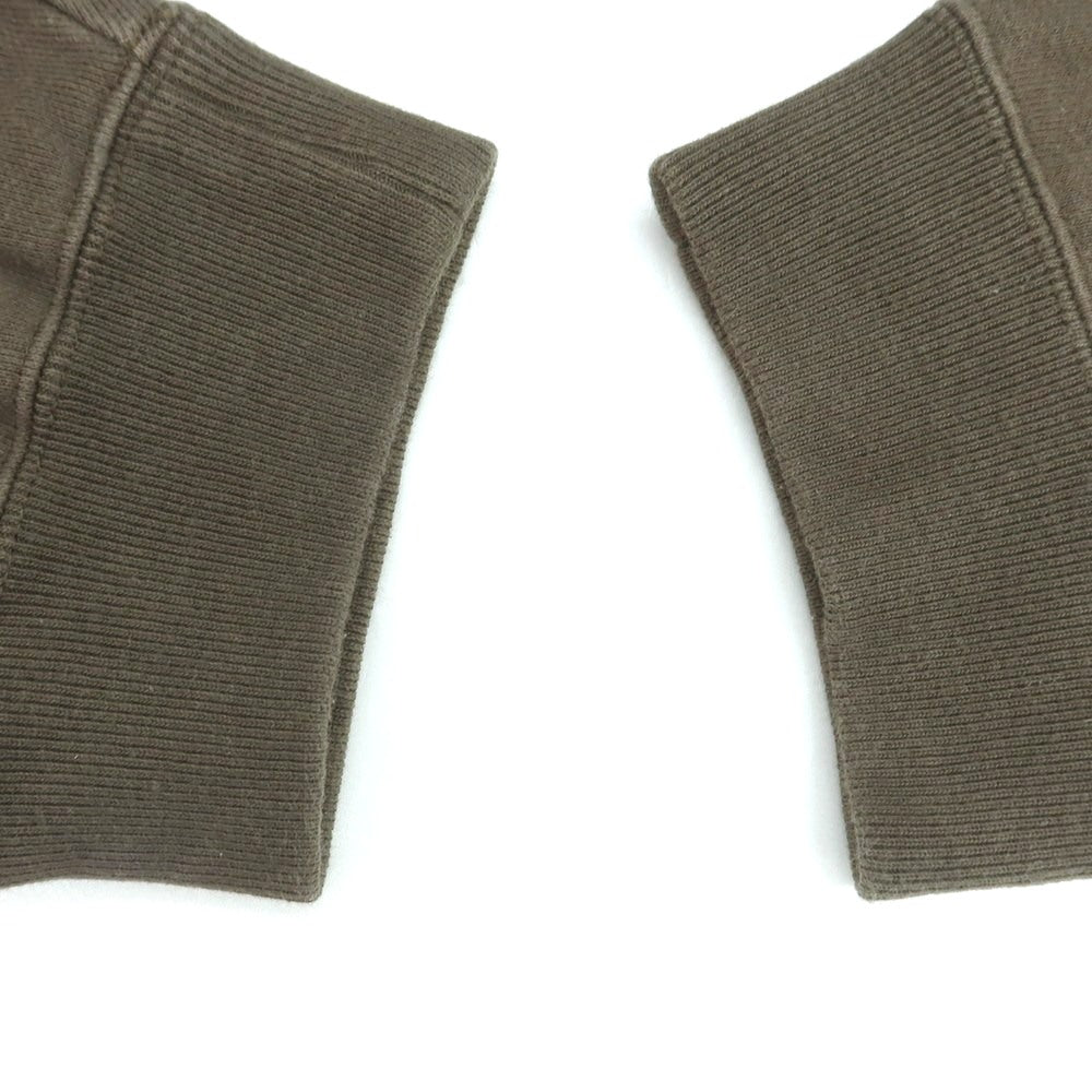 【中古】ユニフォームエクスペリメント uniform experiment コットン プルオーバー パーカー ダークカーキ【サイズ4】【 状態ランクB 】【 メンズ 】 [CPD]