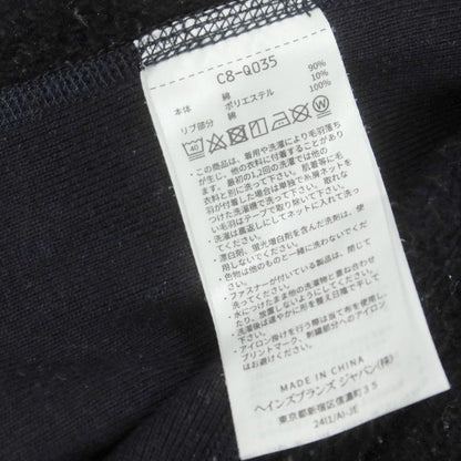 【中古】チャンピオン Champion コットンポリエステル スウェット カーディガン ブラック【 L 】【 状態ランクC 】【 メンズ 】