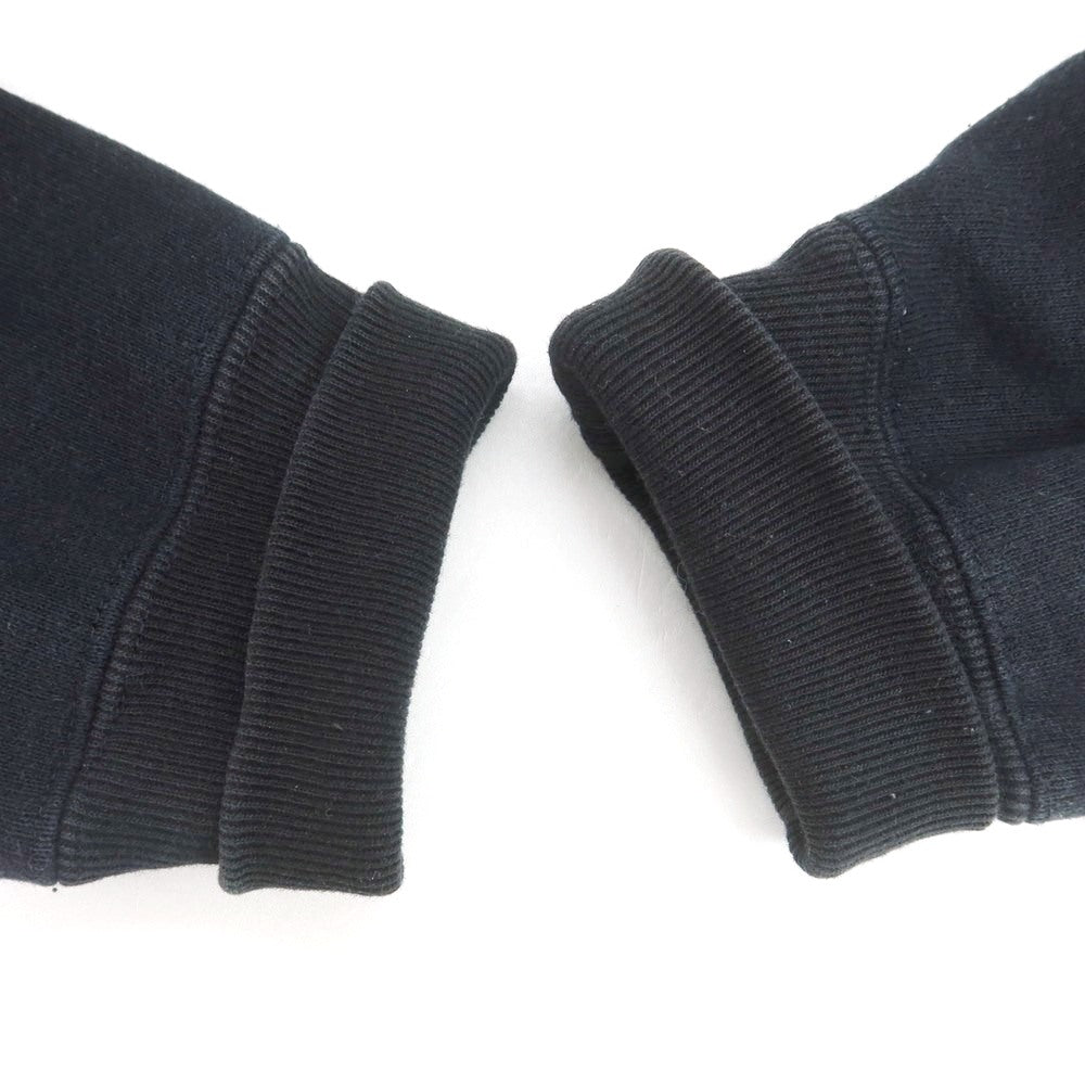 【中古】チャンピオン Champion コットンポリエステル スウェット カーディガン ブラック【 L 】【 状態ランクC 】【 メンズ 】