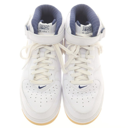 【中古】ナイキ NIKE Air Force 1 Mid NYC スニーカー ホワイト【 27.5 】【 状態ランクB 】【 メンズ 】