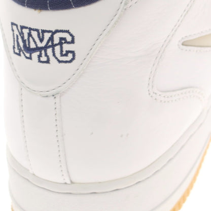 【中古】ナイキ NIKE Air Force 1 Mid NYC スニーカー ホワイト【 27.5 】【 状態ランクB 】【 メンズ 】