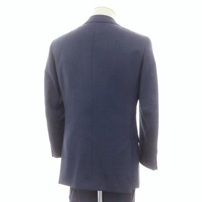 【中古】カスタムテーラー ビームス Custom Tailor BEAMS ウール チェック 3つボタンスーツ ネイビー【 表記なし（S位） 】【 状態ランクB 】【 メンズ 】