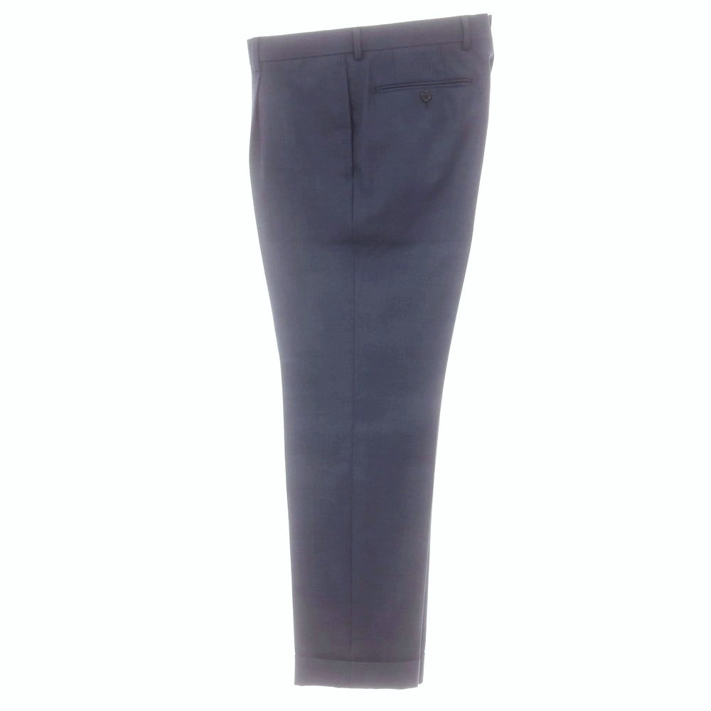 【中古】カスタムテーラー ビームス Custom Tailor BEAMS ウール チェック 3つボタンスーツ ネイビー【 表記なし（S位） 】【 状態ランクB 】【 メンズ 】