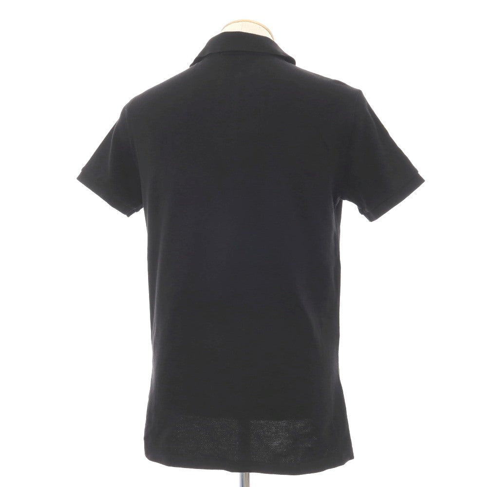 【中古】ポロ ラルフローレン Polo Ralph Lauren ビッグポニー 鹿の子 コットン 半袖ポロシャツ ブラック【サイズS】【 状態ランクC 】【 メンズ 】