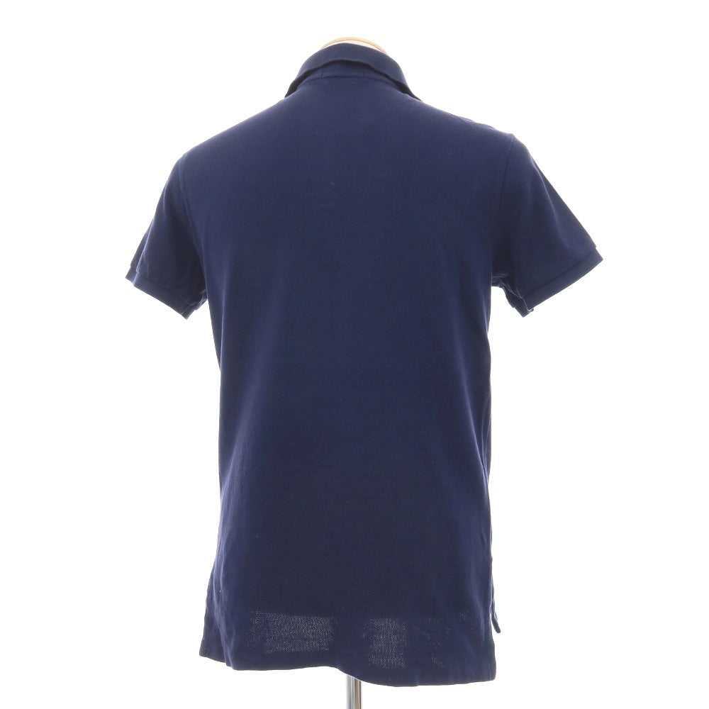 【SALE30%OFF/返品不可】【中古】ポロ ラルフローレン Polo Ralph Lauren 鹿の子 コットン 半袖ポロシャツ ネイビー【 サイズS 】【 状態ランクC 】【 メンズ 】