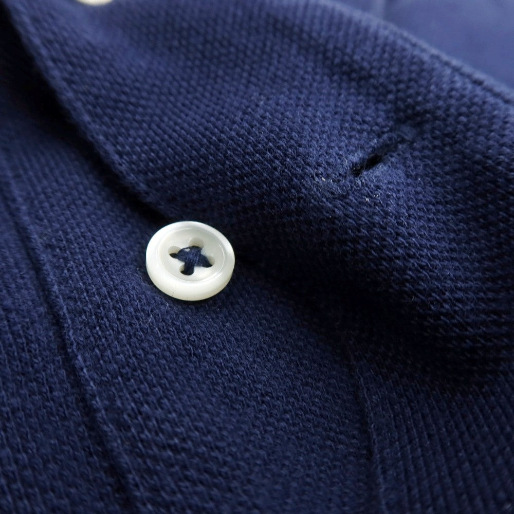 【SALE30%OFF/返品不可】【中古】ポロ ラルフローレン Polo Ralph Lauren 鹿の子 コットン 半袖ポロシャツ ネイビー【 サイズS 】【 状態ランクC 】【 メンズ 】