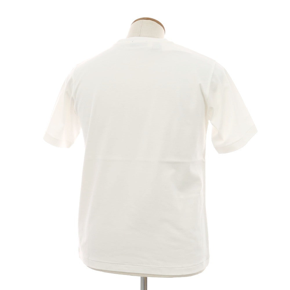 【中古】【未使用】ビームスエフ BEAMS F コットン クルーネック 半袖Ｔシャツ ホワイト【サイズM】【 状態ランクS 】【 メンズ 】