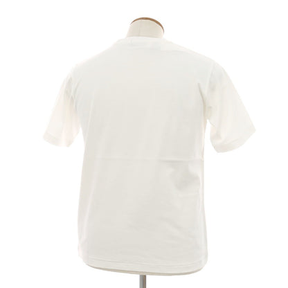 【中古】【未使用】ビームスエフ BEAMS F コットン クルーネック 半袖Ｔシャツ ホワイト【サイズM】【 状態ランクS 】【 メンズ 】