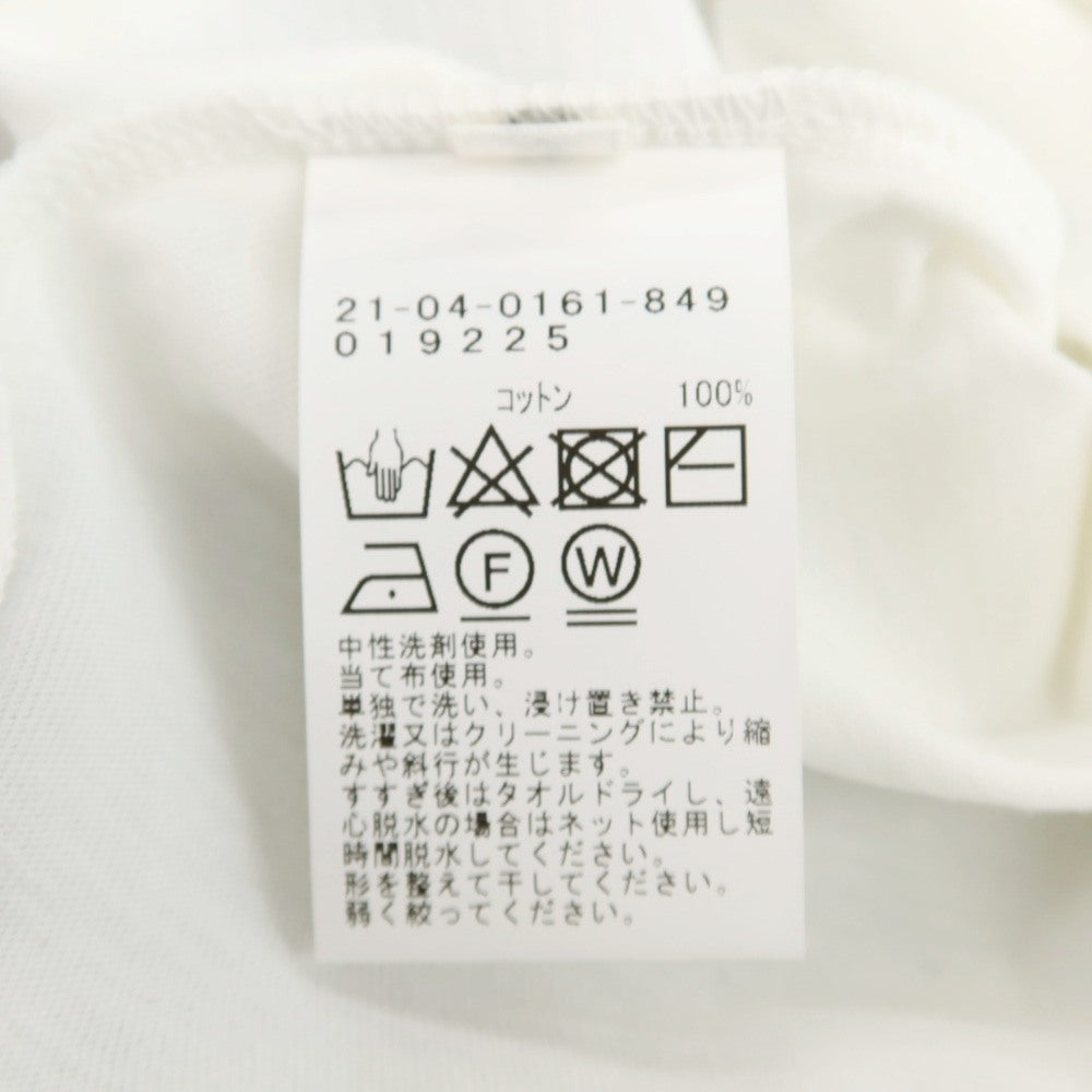 【中古】【未使用】ビームスエフ BEAMS F コットン クルーネック 半袖Ｔシャツ ホワイト【サイズM】【 状態ランクS 】【 メンズ 】