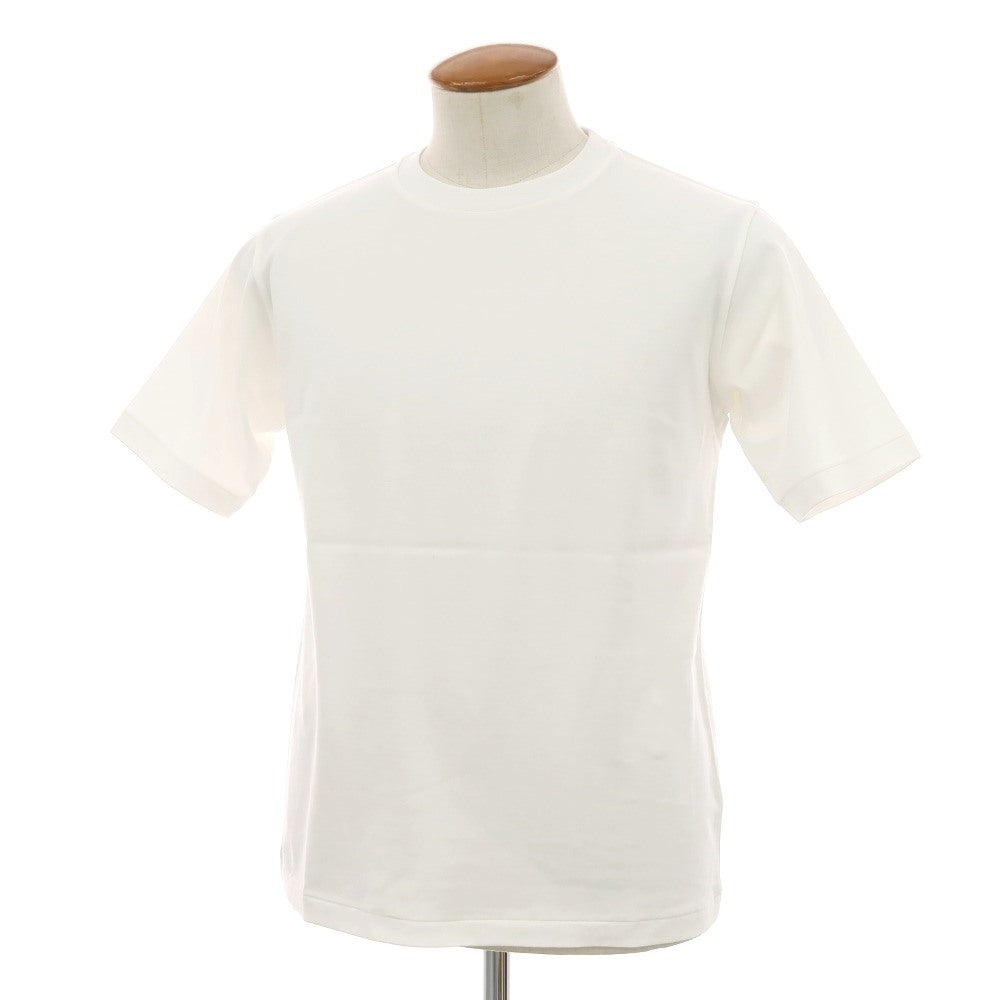 【中古】【未使用】ビームスエフ BEAMS F コットン クルーネック 半袖Ｔシャツ ホワイト【サイズM】【 状態ランクS 】【 メンズ 】