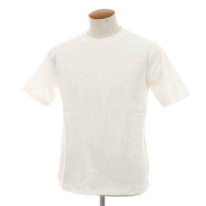 【中古】【未使用】ビームスエフ BEAMS F コットン クルーネック 半袖Ｔシャツ ホワイト【サイズM】【 状態ランクS 】【 メンズ 】