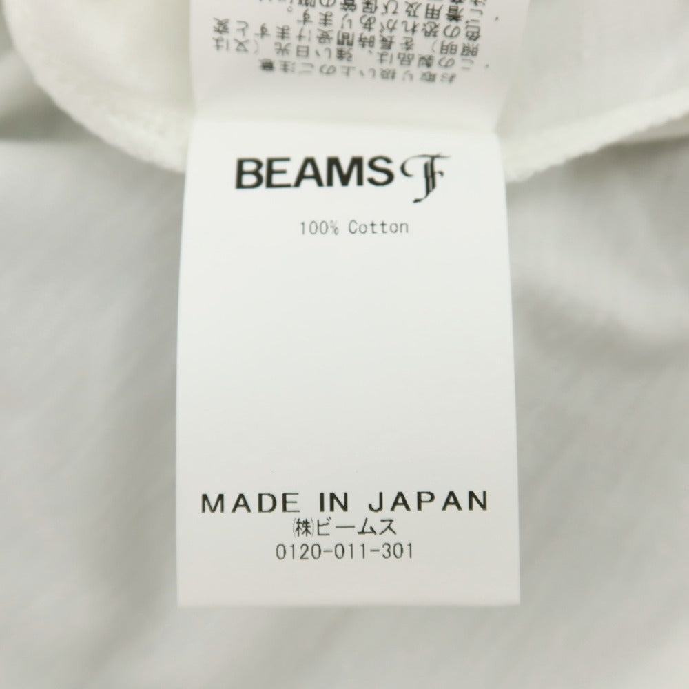 【中古】【未使用】ビームスエフ BEAMS F コットン クルーネック 半袖Ｔシャツ ホワイト【サイズM】【 状態ランクS 】【 メンズ 】
