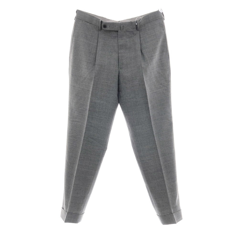 【中古】カスタムテーラー ビームス Custom Tailor BEAMS ウール ドレススラックスパンツ グレー【サイズ表記なし（M位）】【 状態ランクB 】【 メンズ 】