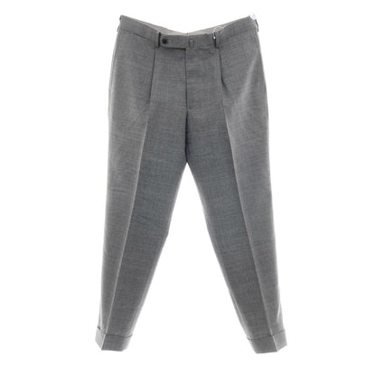 【中古】カスタムテーラー ビームス Custom Tailor BEAMS ウール ドレススラックスパンツ グレー【サイズ表記なし（M位）】【 状態ランクB 】【 メンズ 】