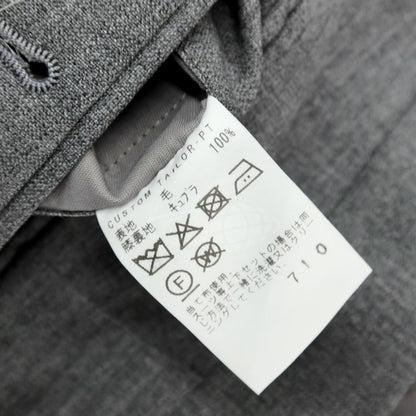 【中古】カスタムテーラー ビームス Custom Tailor BEAMS ウール ドレススラックスパンツ グレー【サイズ表記なし（M位）】【 状態ランクB 】【 メンズ 】