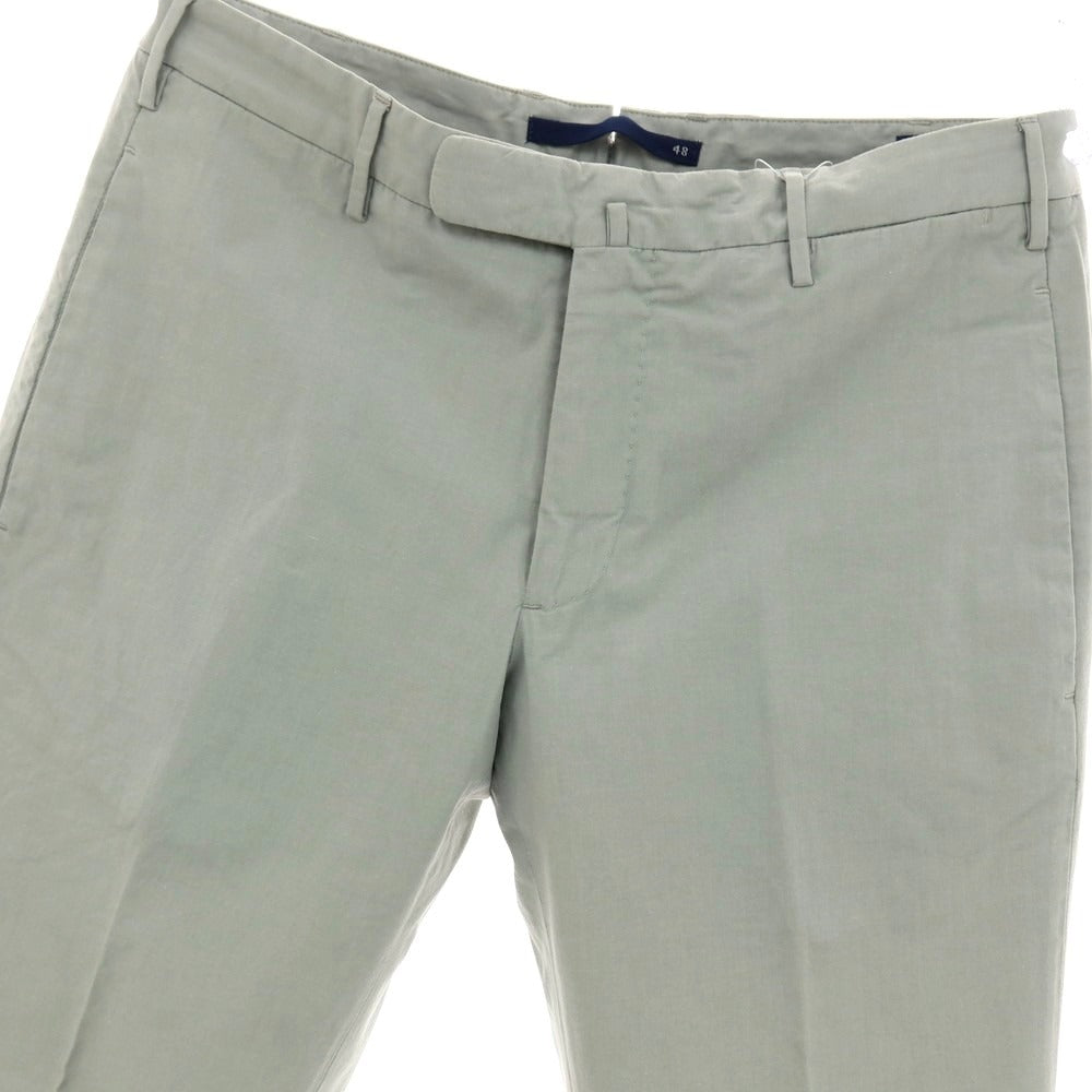 【中古】インコテックス INCOTEX ストレッチコットン カジュアルスラックスパンツ ライトグレー【サイズ48】【 状態ランクB 】【 メンズ 】