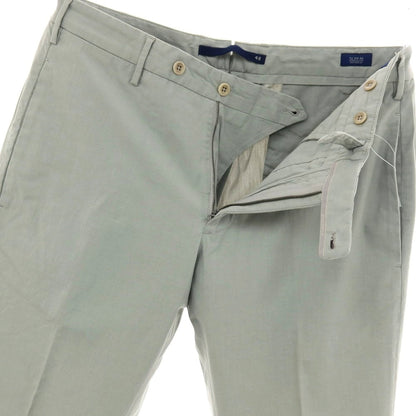 【中古】インコテックス INCOTEX ストレッチコットン カジュアルスラックスパンツ ライトグレー【サイズ48】【 状態ランクB 】【 メンズ 】