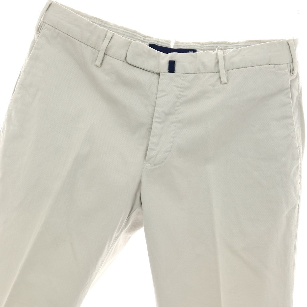 【中古】インコテックス INCOTEX ストレッチコットン カジュアルスラックスパンツ ライトグレー【サイズ48】【 状態ランクB 】【 メンズ 】