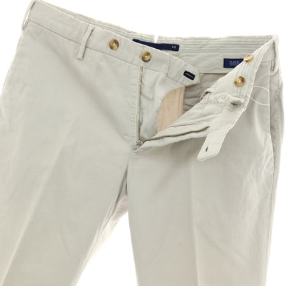 【中古】インコテックス INCOTEX ストレッチコットン カジュアルスラックスパンツ ライトグレー【サイズ48】【 状態ランクB 】【 メンズ 】