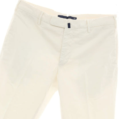 【中古】インコテックス INCOTEX ストレッチコットン カジュアルスラックスパンツ ホワイト【サイズ48】【 状態ランクB 】【 メンズ 】